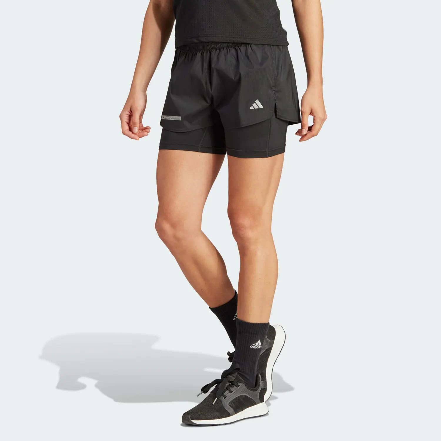 

Adidas genuine 2023 Summer New Women's 2-in-1 Shorts IM1866