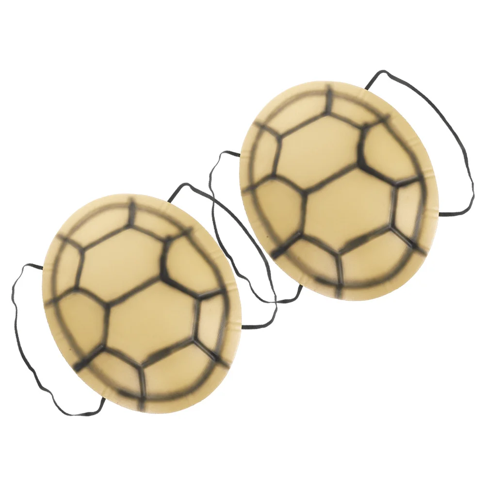 Accesorios para disfraz de Halloween, mochila de concha de tortuga para ligero y duradero, ajuste Eva, actuación escolar, Cosplay, 2 uds.
