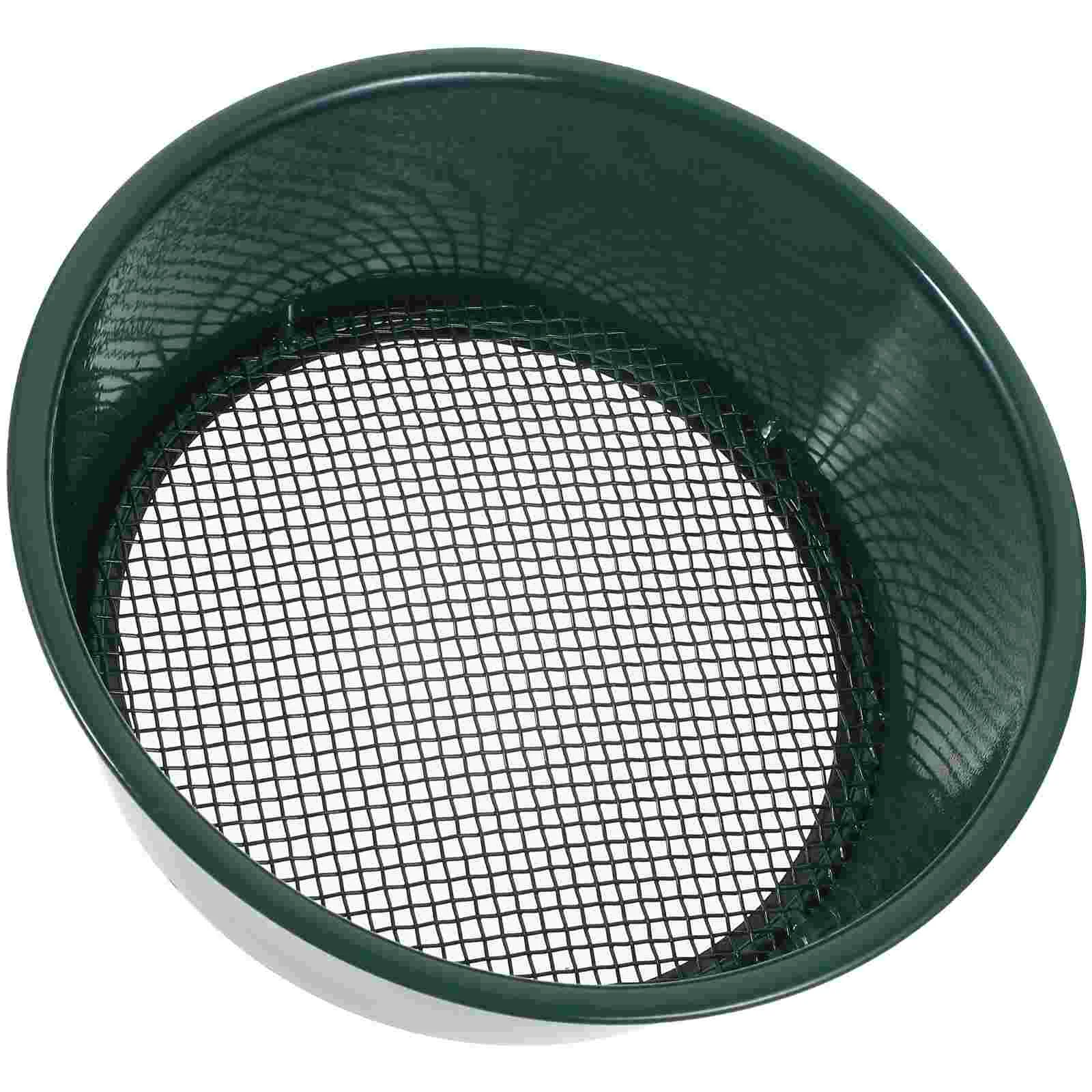 

Soil Sieving Tool Sifting Sieve Garden Gravel Large Sifter Compost Mesh for Gardening Pans Metal Rocks Tray