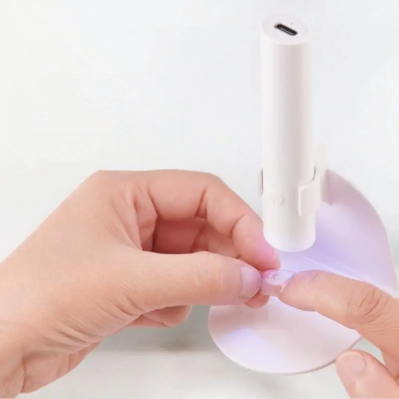 1/2 قطعة حامل مصباح مسمار الفن ضوء يده حامل UV LED آلة مجفف صغير العلاج بالضوء قوس صالون لتقوم بها بنفسك أدوات تصميم مانيكير