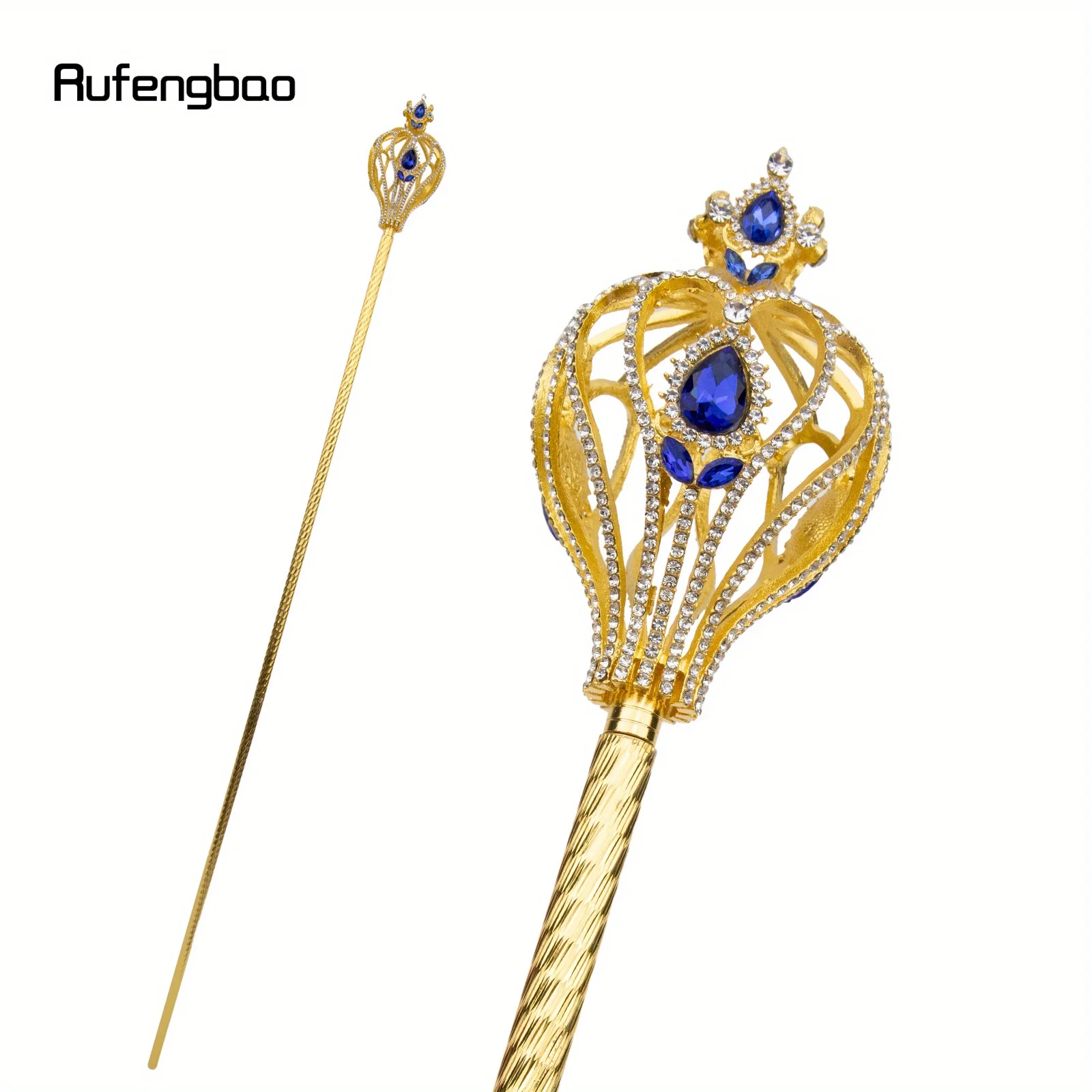 

Золотисто-синие волшебные палочки из сплава для вечеринки, карнавальный костюм, принадлежности для свадьбы, дня рождения, ролевых игр для детей, дня рождения