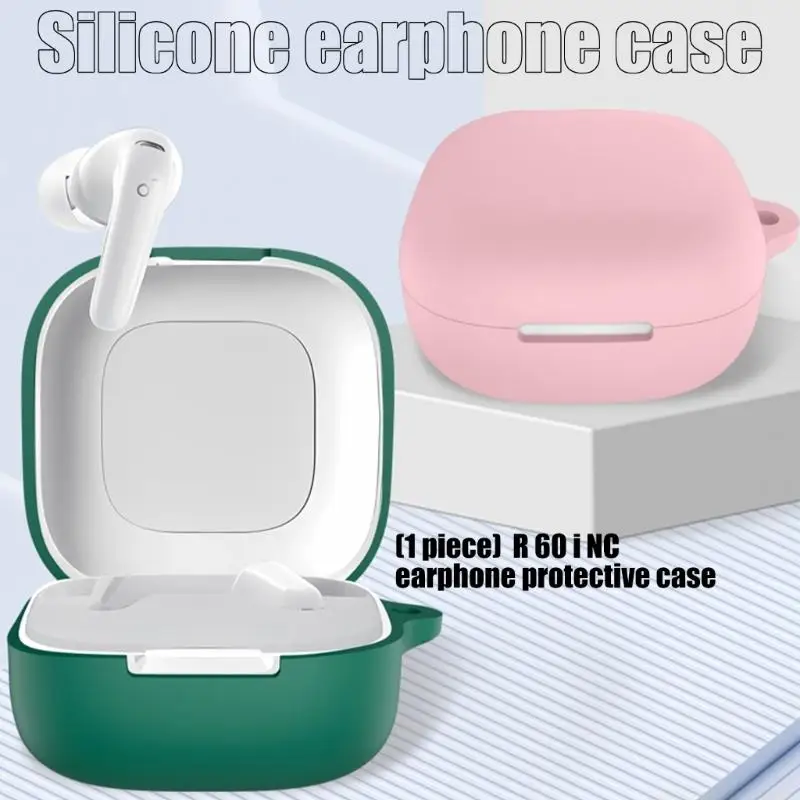 F62C Earbud Case Shockproof Housing Skin-friendly Guarding Washable Shell Nonslip Keep Safe From Accidental Drop for R60i NC