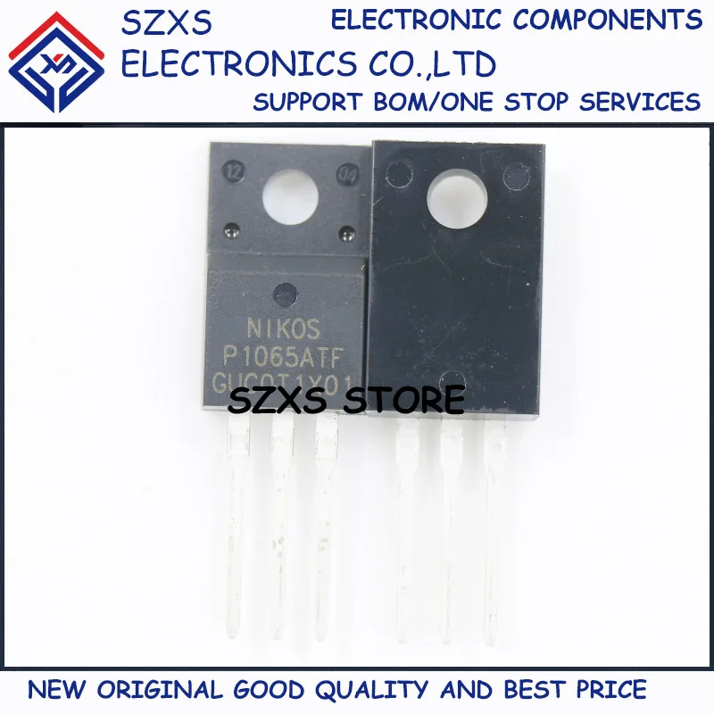 

New Original 20Pcs P1065ATF TO-220F 650V 10A MOSFET Field Effect Transistor In Stock Electronic Components Good Quality