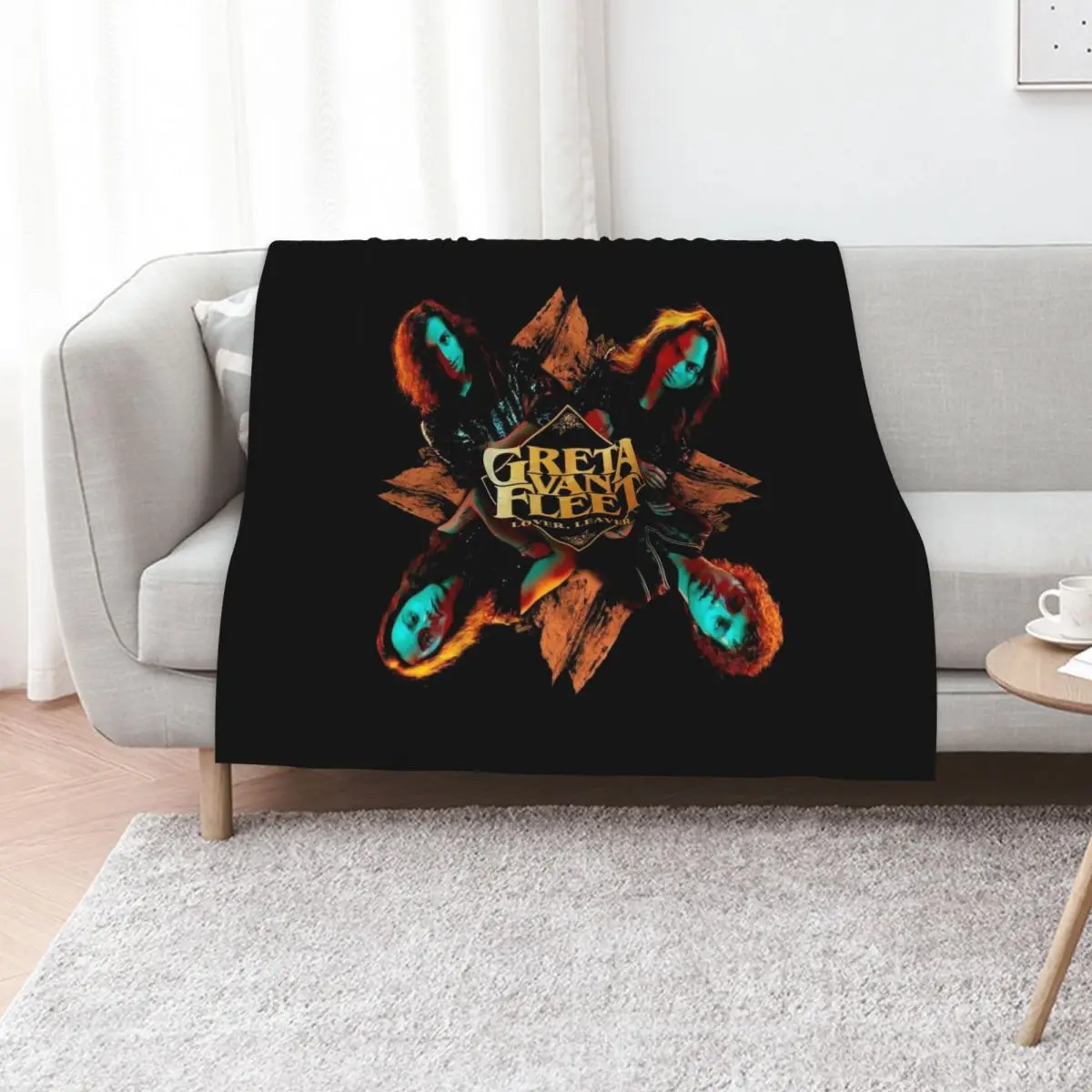 ddf3424 greta van fleet, greta van fleet,greta van fleet,greta fleet, greta fleet,greta fleet Throw Blanket