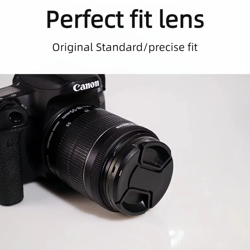 49 مللي متر 52 مللي متر 55 مللي متر 58 مللي متر 62 مللي متر 67 مللي متر غطاء العدسة غطاء وقائي لسوني نيكون كانون فوجي أوليمبوس بنتاكس التصوير SLR ملحقات الكاميرا