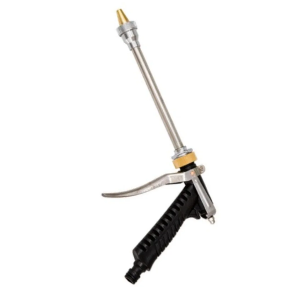 Targeted Water Delivery Nozzle for Efficient Use in Raised Bed Gardening Car Undercarriage Rinsing and Gutter Flushing