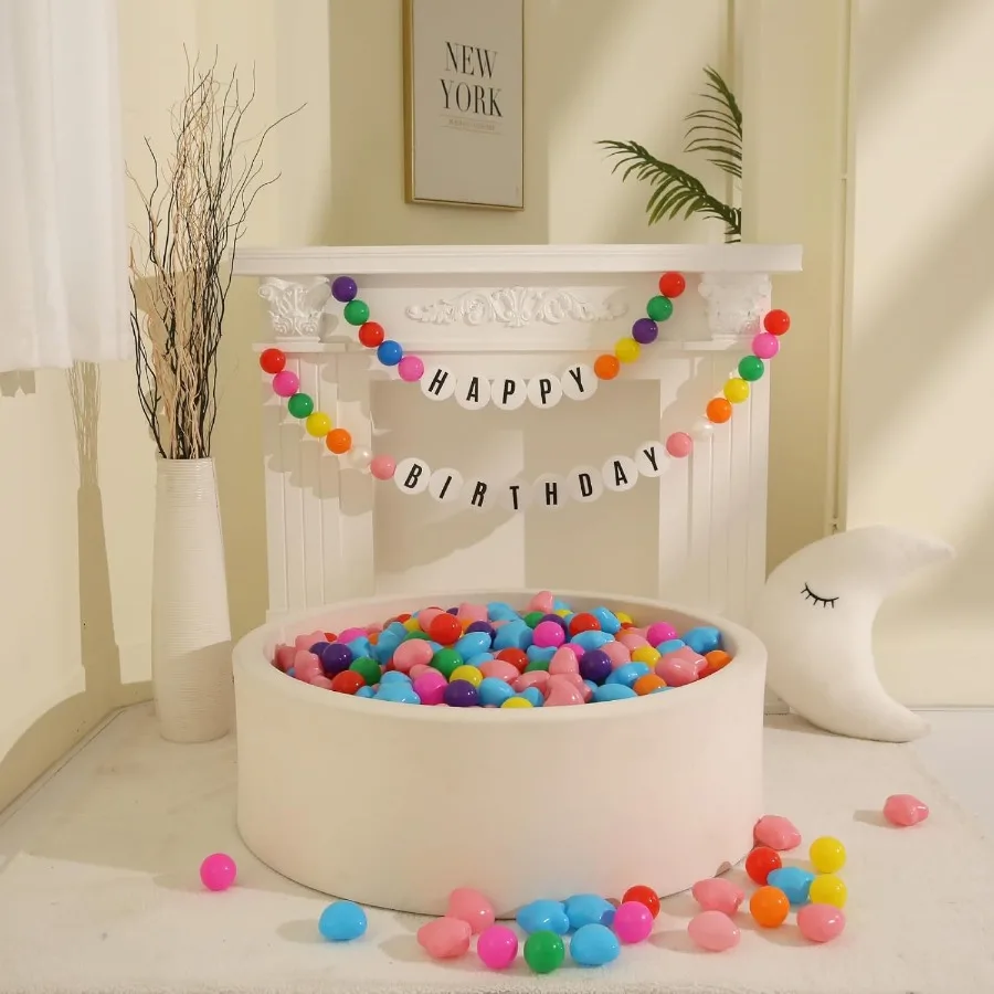 Star Ball Pit Balls para crianças – Bolas de plástico em formato grande para poços de bolinhas, barraca de brincar, piscina de bebês, brinquedos aquáticos, 100 peças