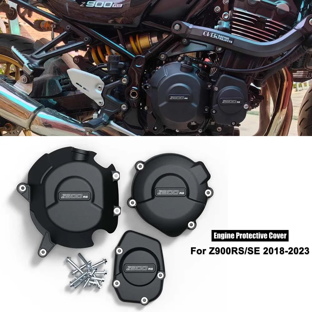 

Защитная крышка двигателя мотоцикла для Z900RS Z900SE 2018-2023, защита от ударов и повреждений