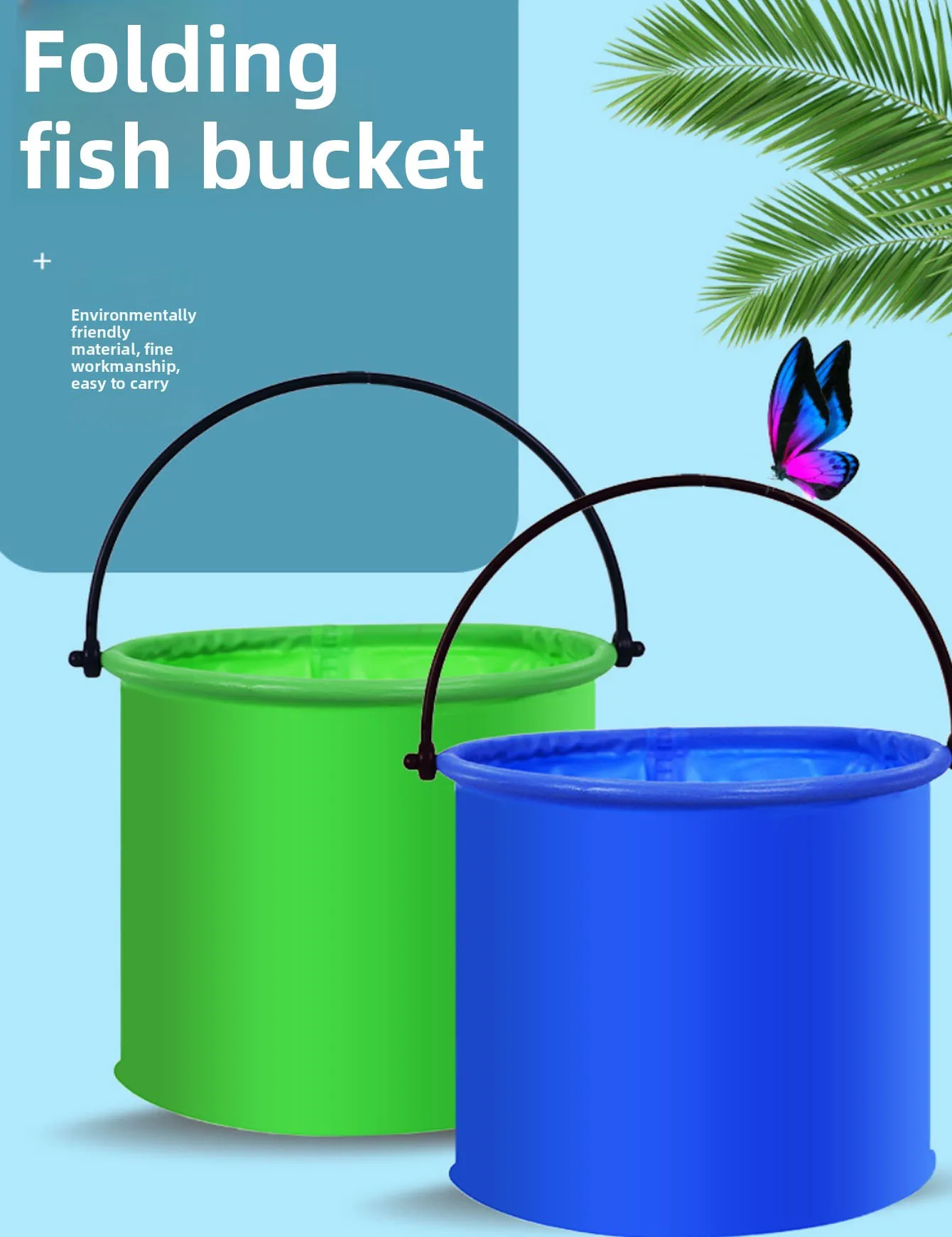 Telescopic Fishing Bucket, Extendable Tool, Beach Play Toy, Fishing Gear Clearance Sale Fishing Goods Fishing Equipment