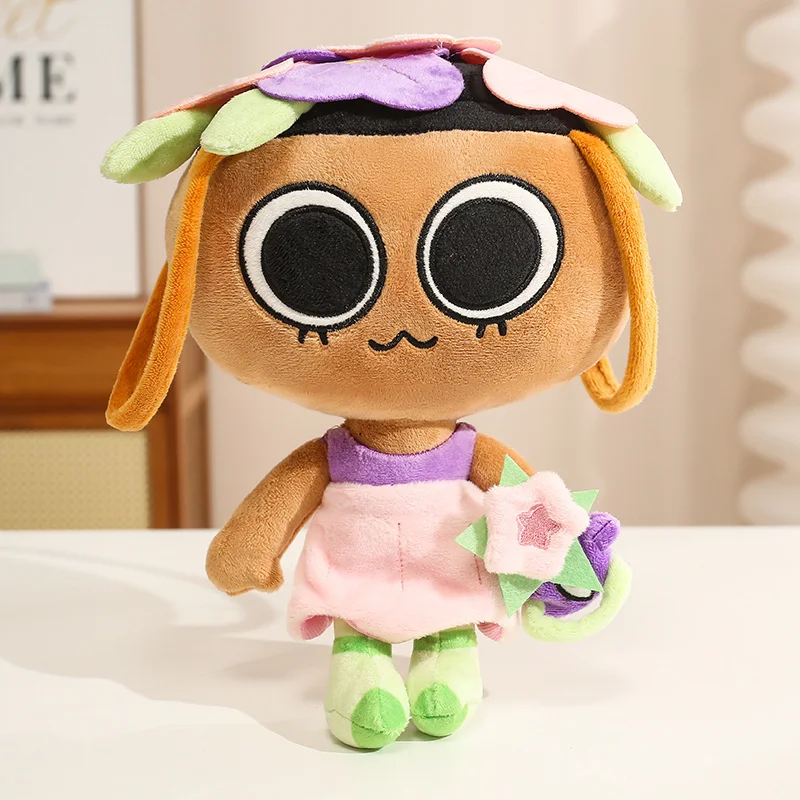 1 Stück 35cm Neues Dandy's World Series Plüschtier Lustiges Dandy Uhrwerk-Monster ‌ Astro ‌ Sprout Pebble ‌ ‌ Shelly ‌ Vee Plüschfigur als Geschenk für Fans – Detail 12