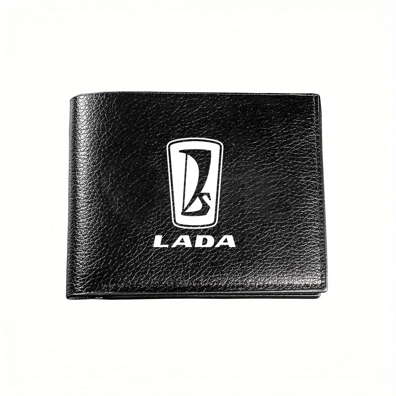 

LADA Logo Classic Car Emblem Automotive Vintage Style Business Mens Casual Elegant Simple Practical Quality Wallet Stylish Print