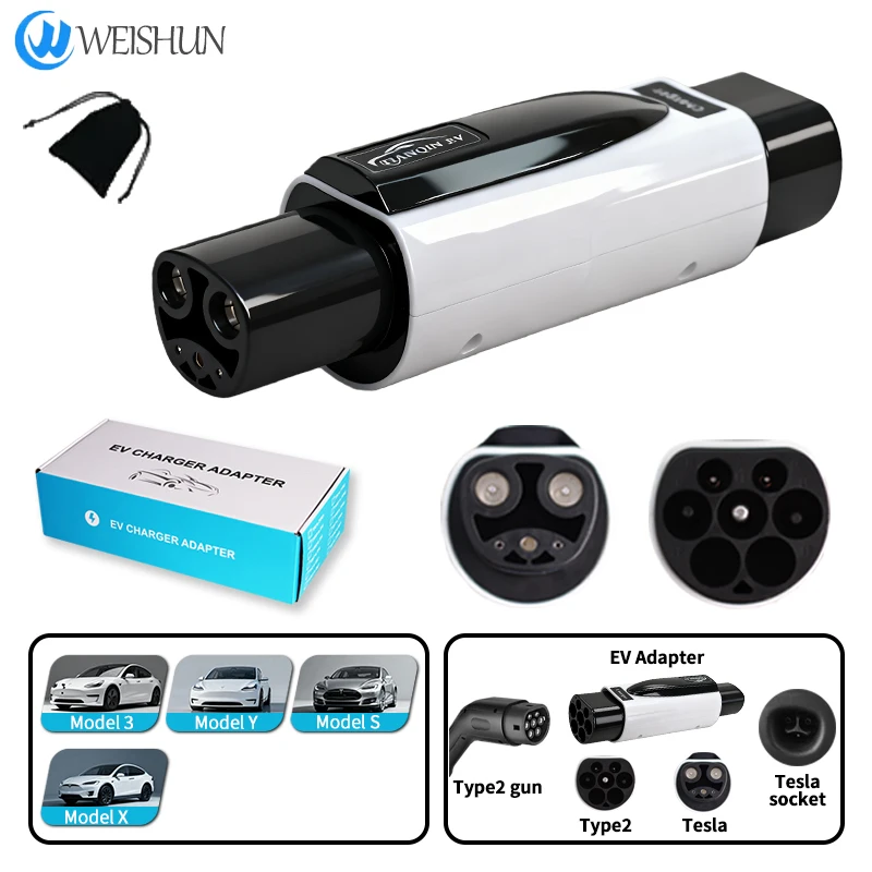 

Type2 TO TPC Car Charger Adapter for Type2 to NACS EV Charger 16A 32A Electric Vehicle Charging Connector