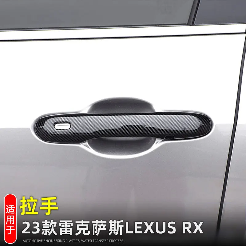 

АБС-пластик, дверная ручка, подлокотник, рамка для перил для Lexus RX 350 350h 450h+ 500h 2022 2023 2024, накладка на крышку, 4 шт., аксессуары