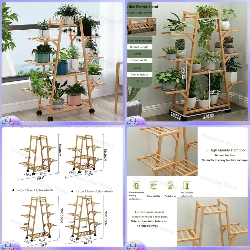 japanese-style-solid-wood-plant-stand-with-wheels-for-indoor-outdoor-use-floor-to-ceiling-flower-pot-rack-retro-garden-shelf