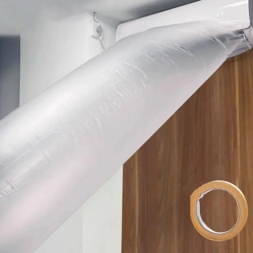 5/10/15/20M Flexible Air Conditioning Extended Bag Duct Bag Summer Cool Transfer Conveyor Air Pipe for AC Blowing Guide