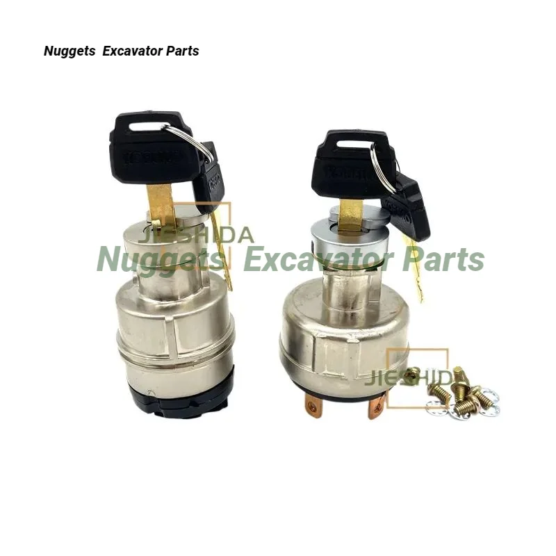 For Kobelco SK120 SK200 SK210 SK250 SK260 SK350-5-6-8 ignition switch start switch lock excavator accessories