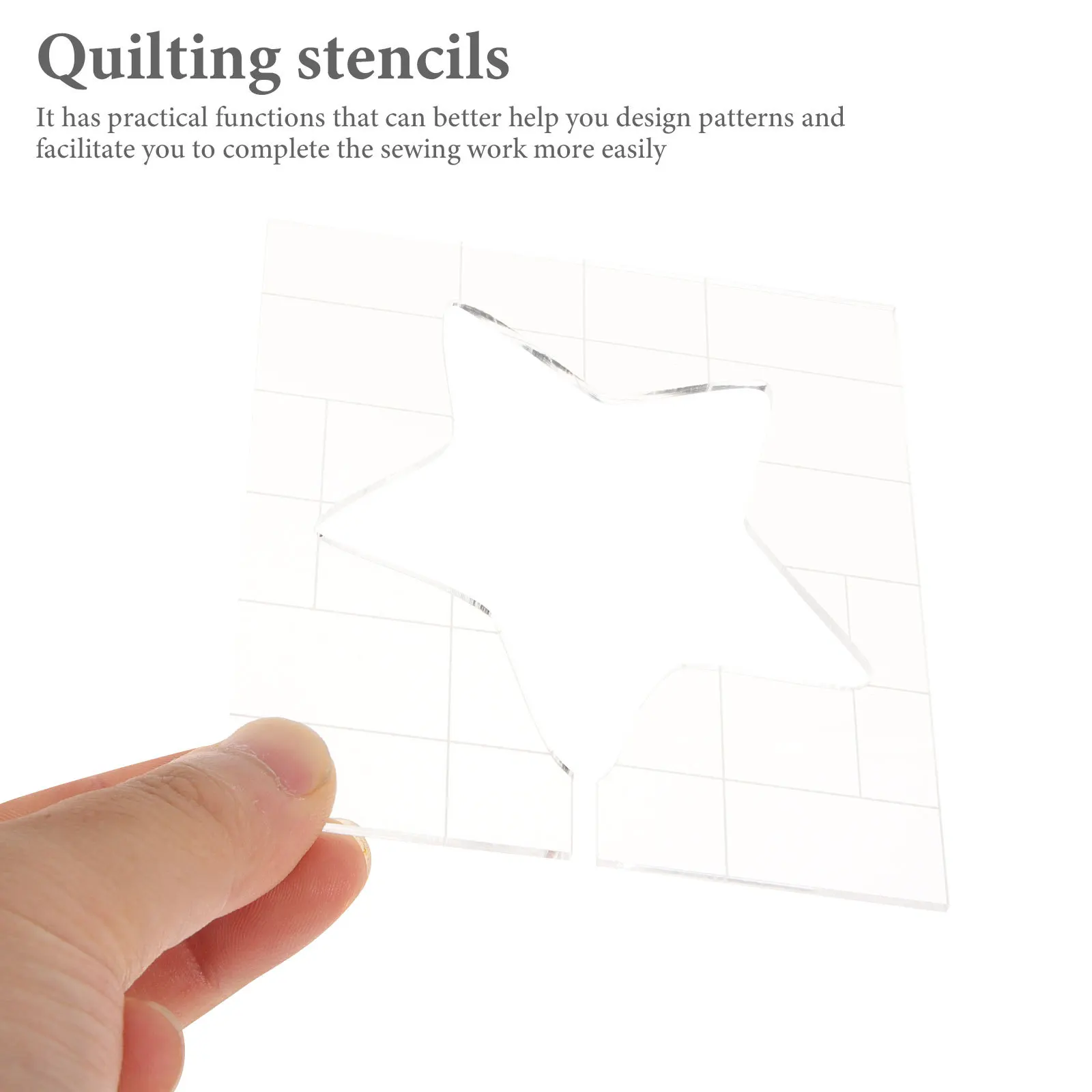 الاكريليك قالب اللحف شكل نجمة خليط DIY بها بنفسك الخياطة التطريز الاستنسل اللحف الإستنسل قالب الخياطة أداة للحرف اليدوية