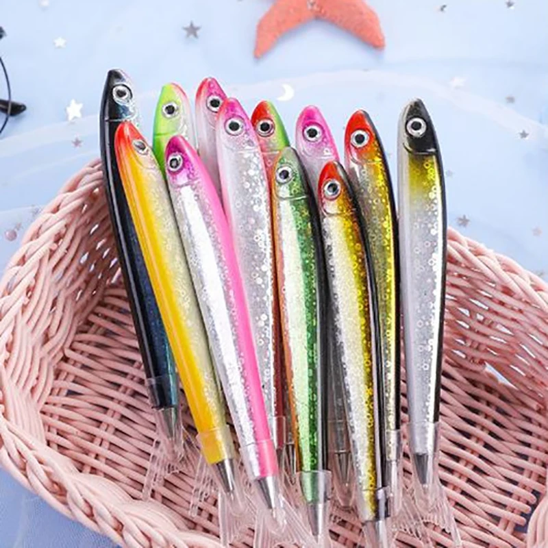 

2pc Creative Marine Fish Ballpoint Pen Business Office Signature Ballpoint Pen Children'S Student Gift Stationery (Random Color)