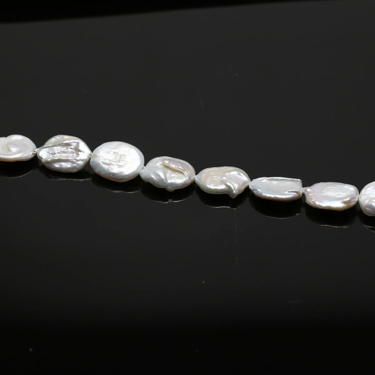 18cm 13x18mm White Baroque Natural Freshwater Pearl Irregular Shape Beads for Jewelry Making DIY Necklace Bracelet Accessories