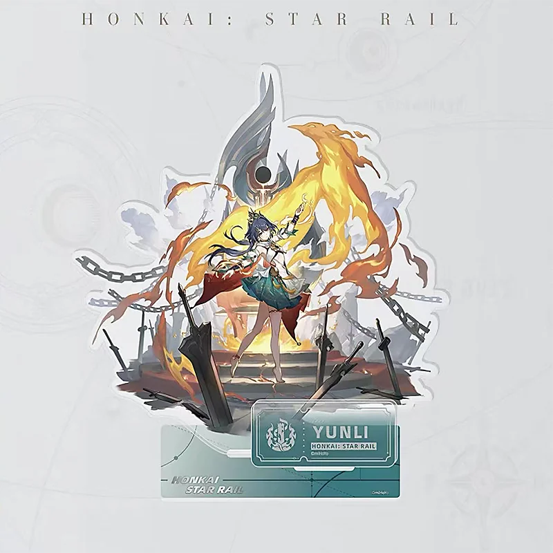 

Honkai Star Rail Path of Destruction Yunli Art Acrylic Stand Desk Display Decor Carnival Time Limited Offer
