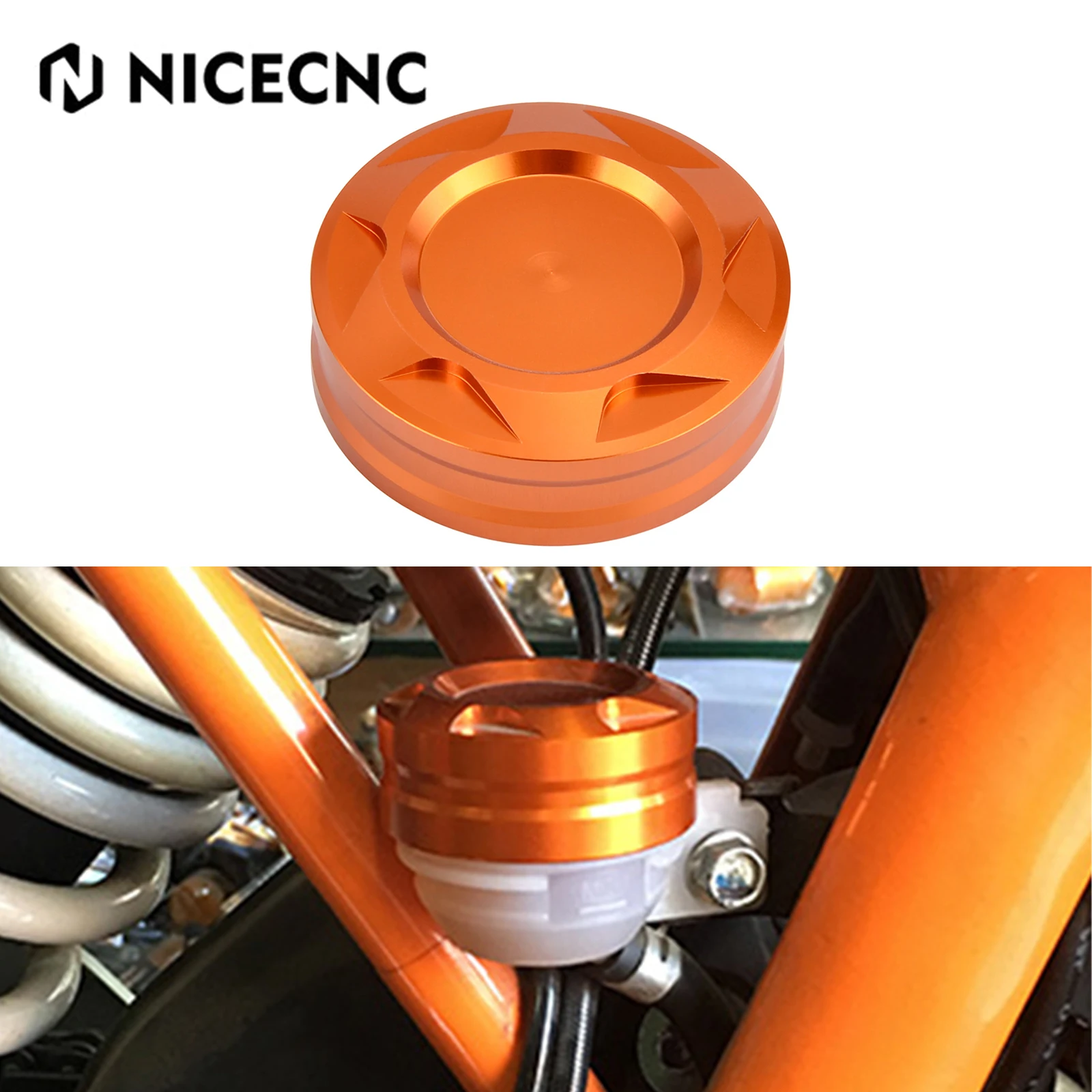 

For KTM Duke RC 125 200 390 Rear Brake Fluid Reservoir Cover Cap 125Duke 200Duke 390Duke 2011-Later RC 125/200/390 2015-Later