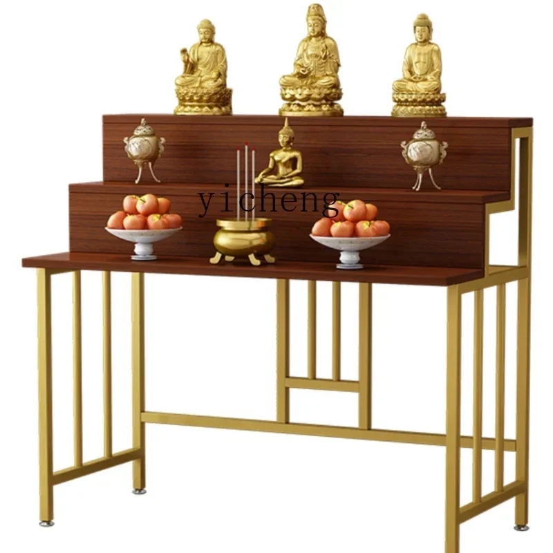 b3 Simple Modern Economical Household Guanyin God of Wealth Table New Chinese Style Incense Burner Table