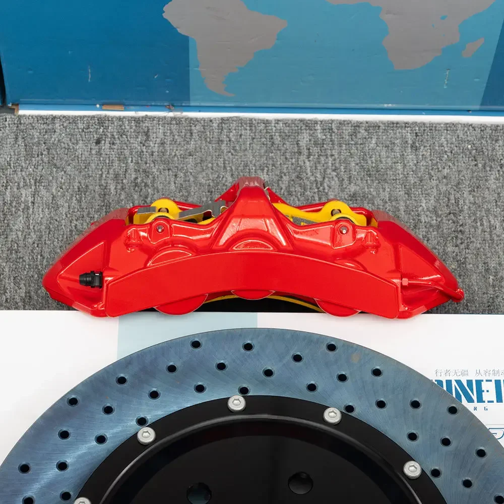 NAINEIL Tuning Brake System GT6 6 Piston Brake Caliper Kit 6 Pot Big Brake Kit for 520i E60