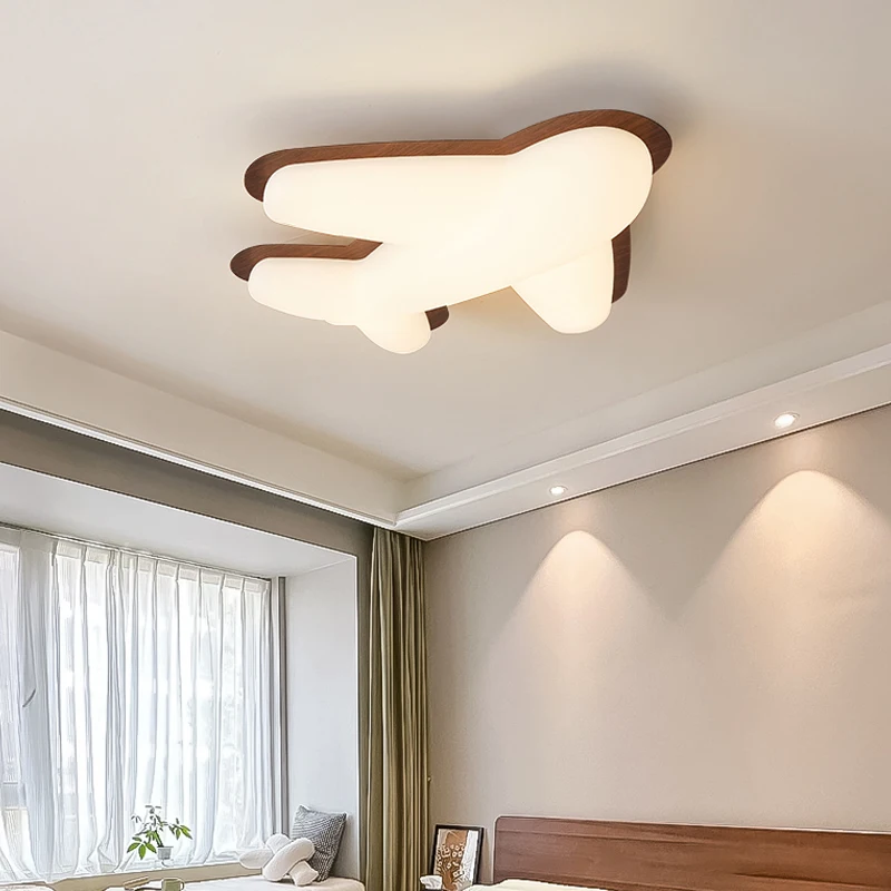 Moderne Plafondlamp Voor Woonkamer Wolk Vliegtuig Kinderen Slaapkamer Decoratie Creatieve Kamer Decor Lampen Nieuwe Home Study Licht