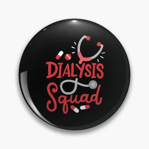 Dialysis Nephrology Nurse Dialysis Techn  Soft Button Pin Gift Creative Cute Decor Badge Clothes Cartoon Lapel Pin Brooch Collar