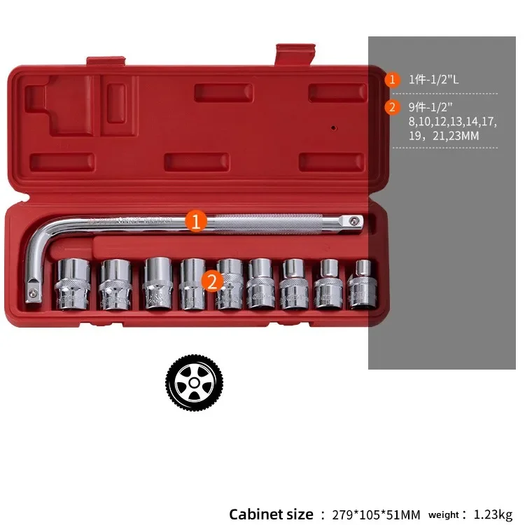 Socket Wrench Kits Auto Repair Tool Socket Ratchet Spanner Sets For Home Hardware Kit Tool Boxes