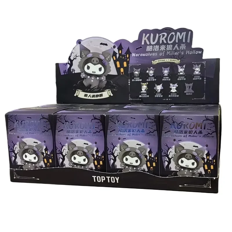 Genuine TOPTOY Sanrio Kuromi Werewolf Series Mysterious Blind Box Collectible Figure Model Mysterious Box Girl Doll Holiday Gift