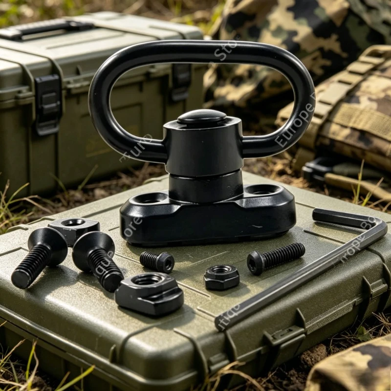 

Metal Floating Cup Swivel Loop MLOK QD Sling Mount Universal Bracket for Outdoor Sport Cosplay Model Toys Accessories
