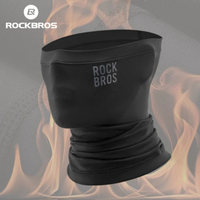 ROCKBROS Winter Keep Warm Cycling Face Mask Fleece Hiking Camping Ski Balaclava Neck Scarf Windproof MTB Road Bicycle Bike Mask