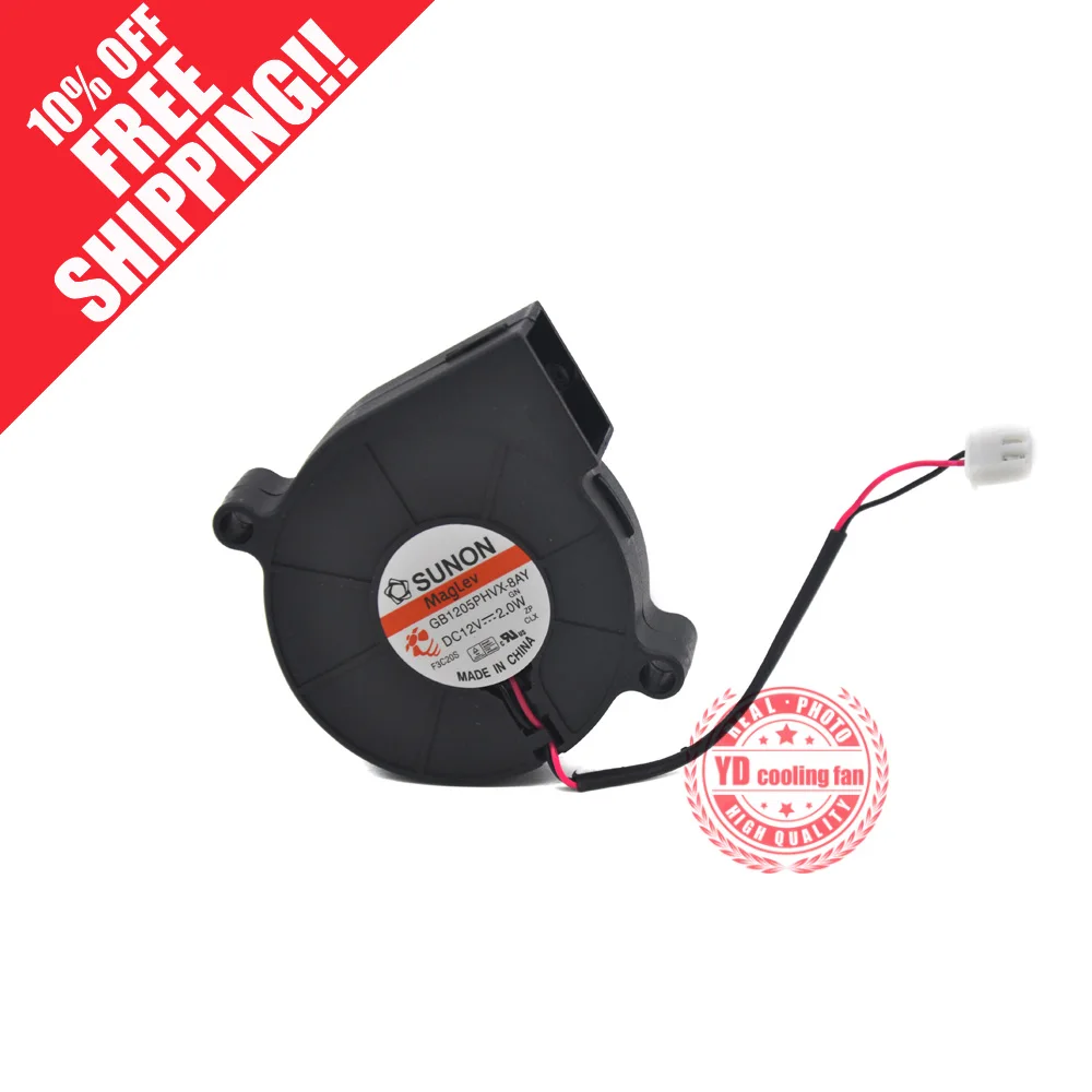 

НОВЫЙ SUNON GB1205PHVX-8AY GN 12 В 2,0 Вт 5015 Вентилятор охлаждения