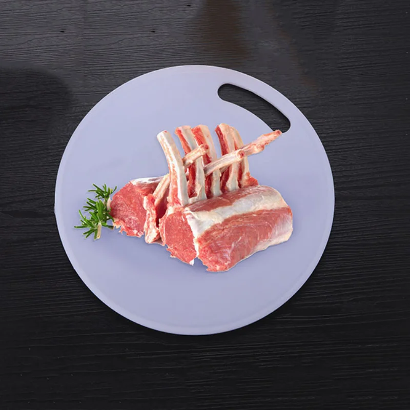 

Round Cutting Board Kitchen Meat Fruit Vegetable White Chopping Blocks Mildew-proof Antibacterial Deska Do Krojenia Anti-slip