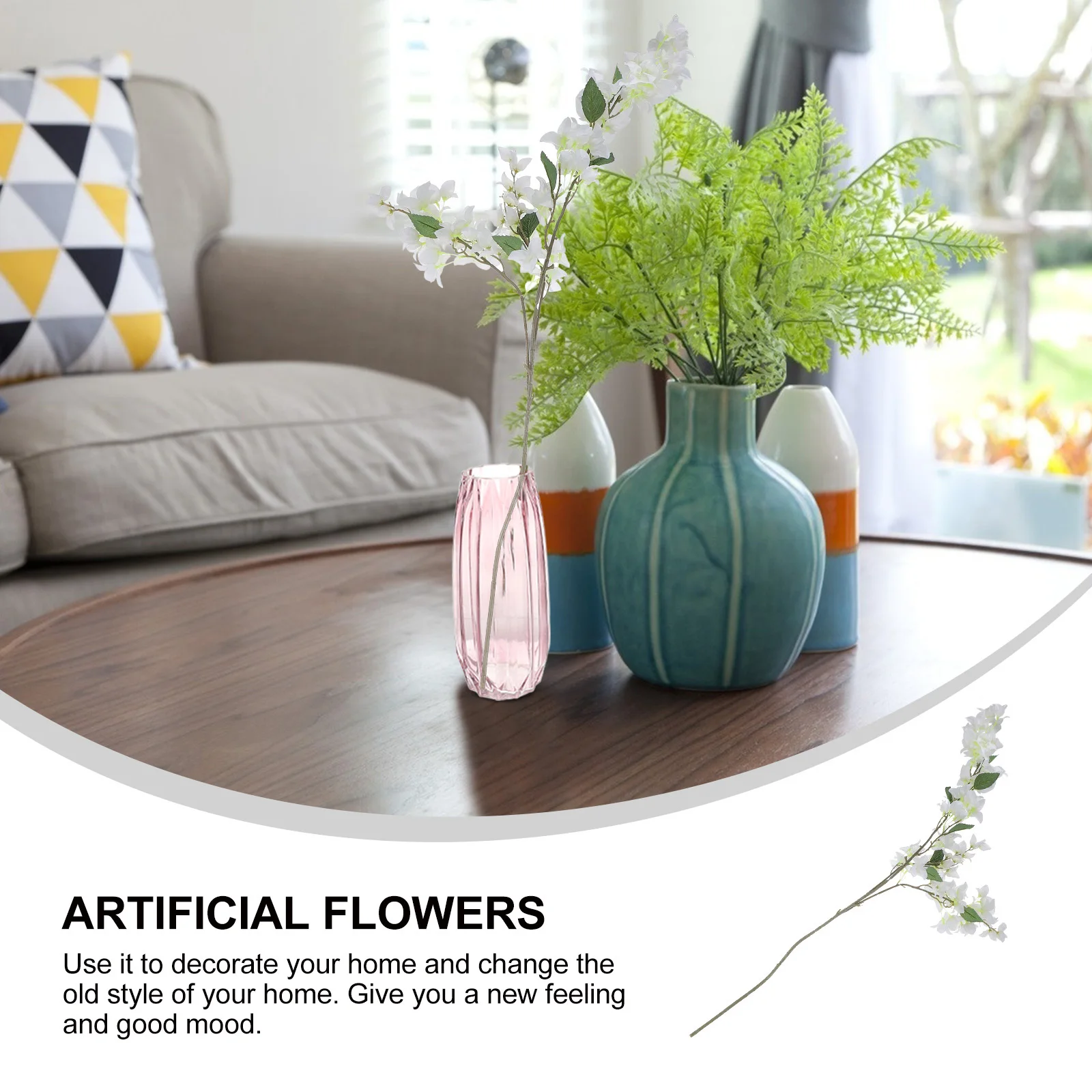 

Artificial Bougainvillea Fake Silk Flowers Bright Color Wedding Decoration Home Decor Faux Bougainvillea for Office Party