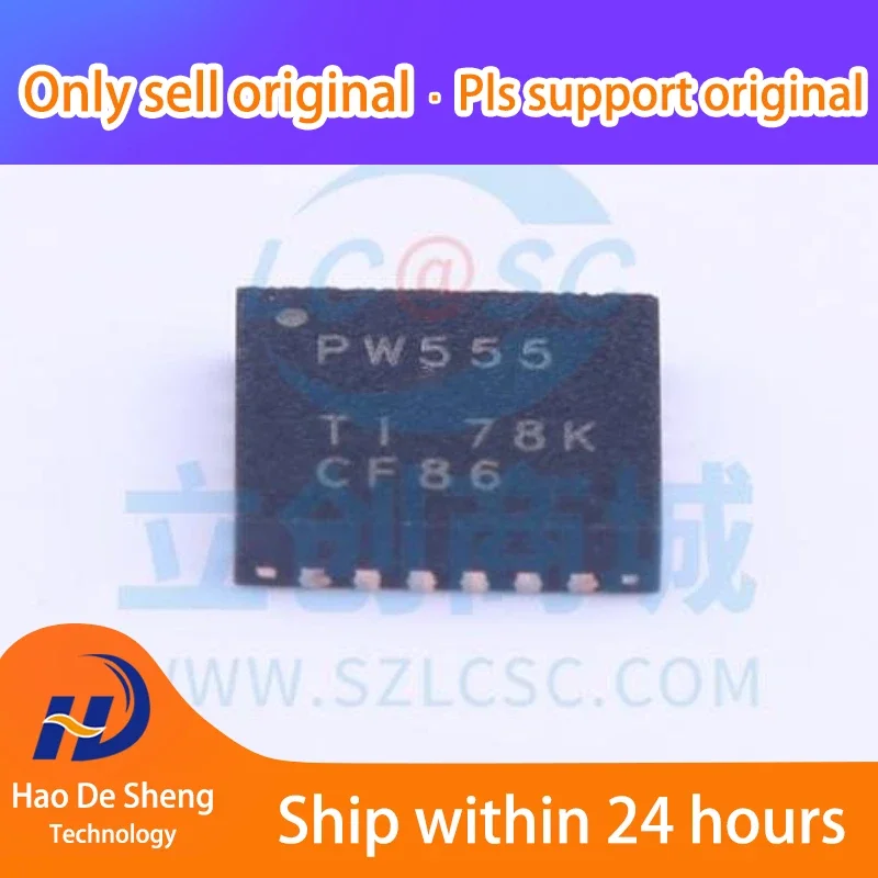 

10 шт./лот TCA9555RTWR Logo PW555 WQFN-24 новая Оригинальная фотография