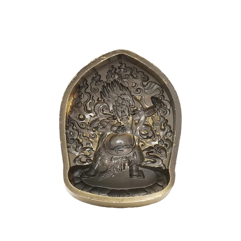 Budismo moldes para hacer a mano, moldes de Buda de bronce herramientas religiosas para frotar el suelo