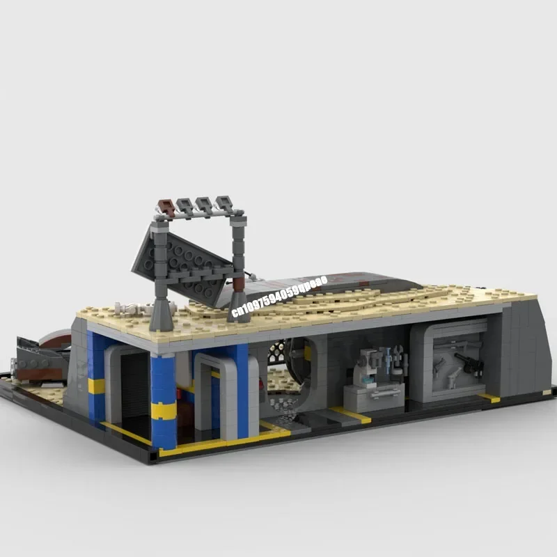 새로운 유명 난민 게임 시리즈 핵 대피소 보물 Moc 도시 스트리트 뷰 모델 맞춤 퍼즐 DIY 창의적인 아이디어 어린이 장난감 선물