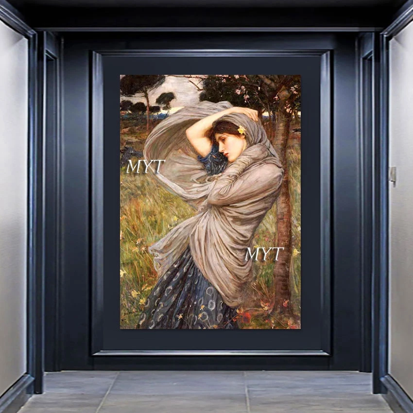 Modern Custom Hand Painted Art Beautiful Woman Oil Painting On Canvas High Quality Luxury Home Decor Living Room Wall Picture