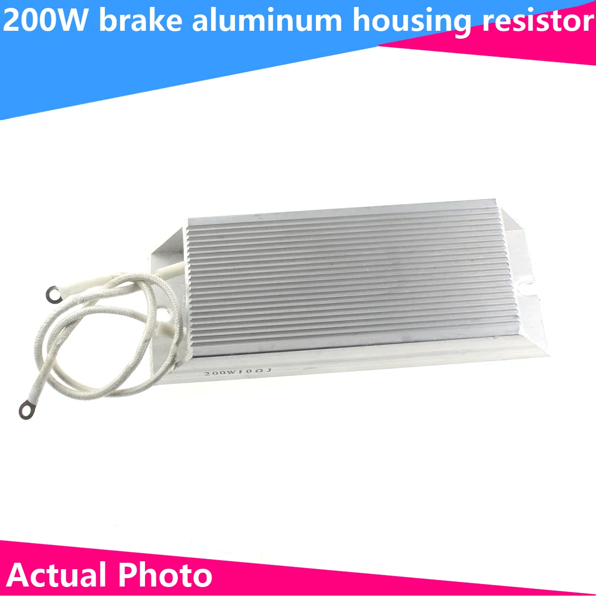 

200W 5R/10R/20R/40R/50R/300R/500R RXLG high-power servo variable frequency regenerative braking aluminum case resistor