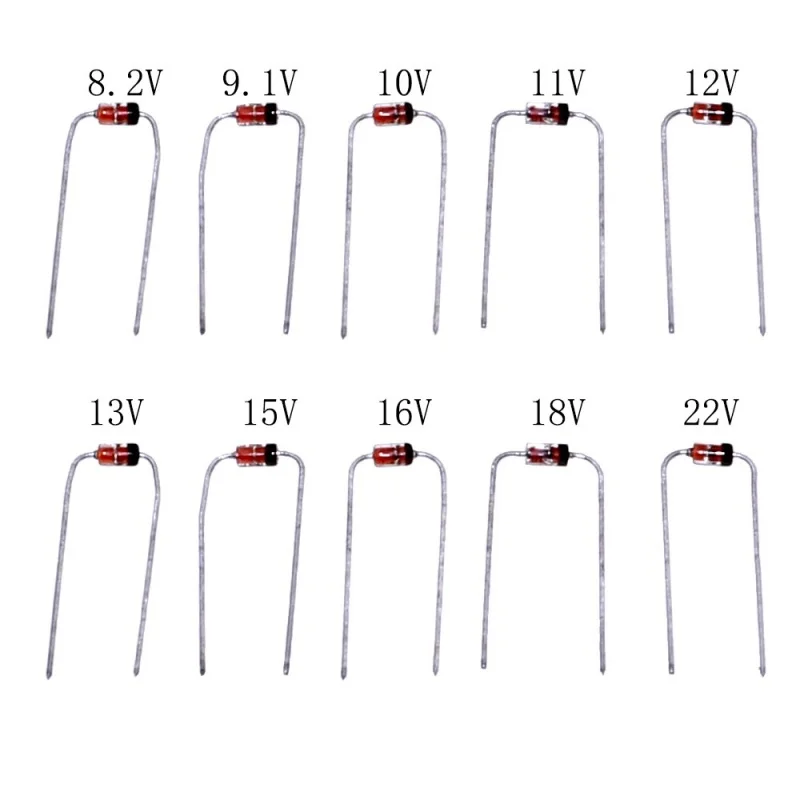 200PCS 10values * 20PCS 1N4738~1N4748 Zener diode kits with direct insertion 1N4738 1N4739 1N4740 1N4741 1N4742 1N4743 1N4744