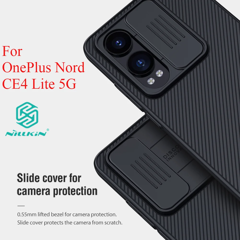 

Чехол-накладка для телефона OnePlus Nord CE4 Lite 5G NILLKIN CamShield, защитная задняя крышка для объектива камеры 1 + Nord CE 4 Lite