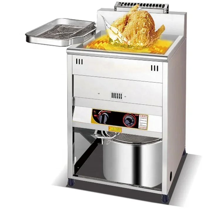 

single cylinder large capacity electric fryer for fried chicken chops