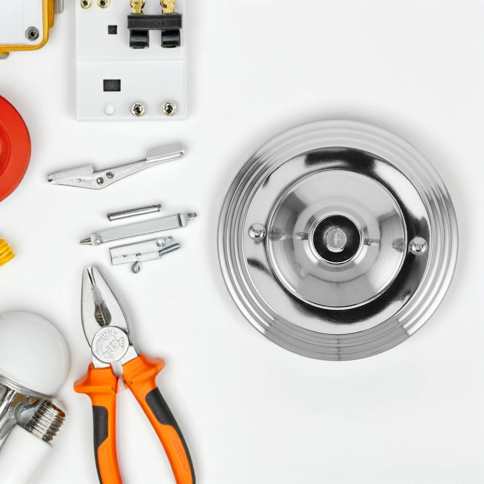 

Ceiling Light Cover Plate Vintage Metal Canopy Replacement For Home Office Lighting Fixtures Decor Part