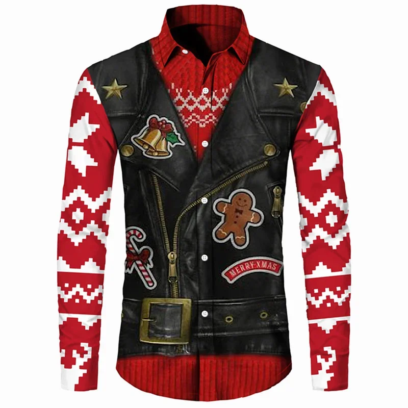 2025 Men's Royal Lion HD Pattern Christmas Shirt Formal Party Shirt High Quality Fabric Blue Purple Green Red Outdoor Street