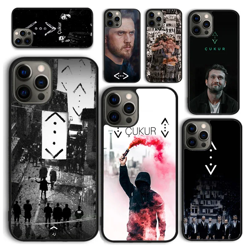 Turkish TV Series Cukur Phone Case for iPhone 16 15 14 12 13 mini PLUS X XS XR 11 PRO MAX Back Cover Fundas Shell