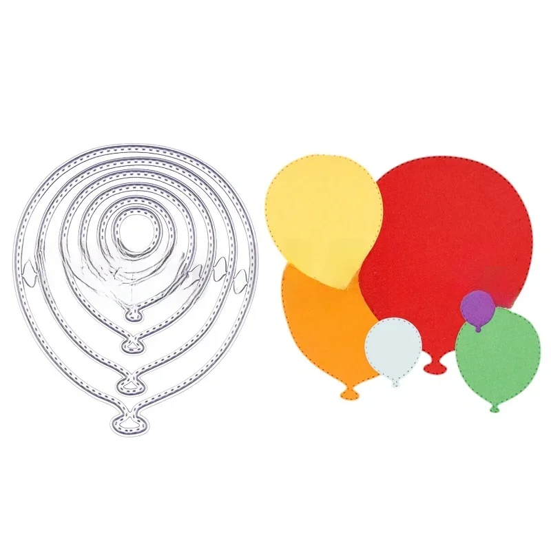Ballon-Metall-Stanzform DIY Prägeschablone für Scrapbook Fotoalbum Papierkarten Kunsthandwerk Dekoration