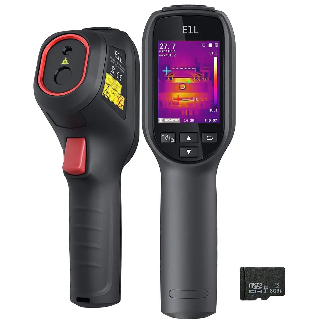 HIKMICRO E1L Thermal Imaging Camera, 160 x 120 IR Resolution/19200 Pixels, 25Hz Refresh Rate