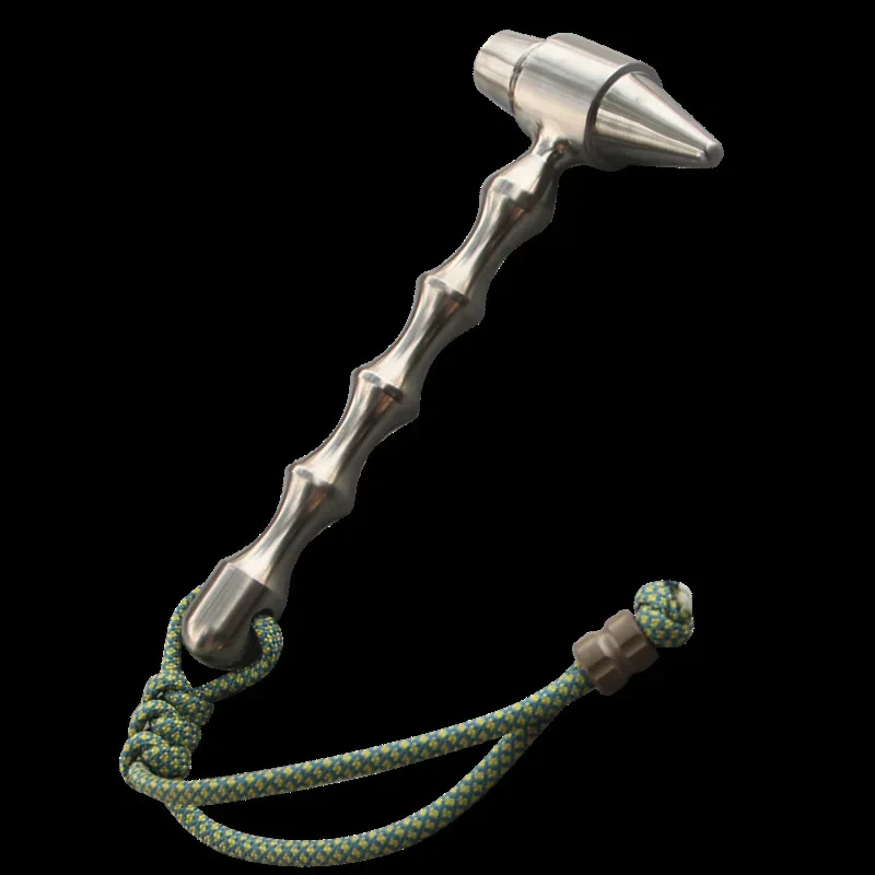 Solid Titanium Alloy Hammer Portable Outdoor EDC Survival Tool Defense Hand Tool
